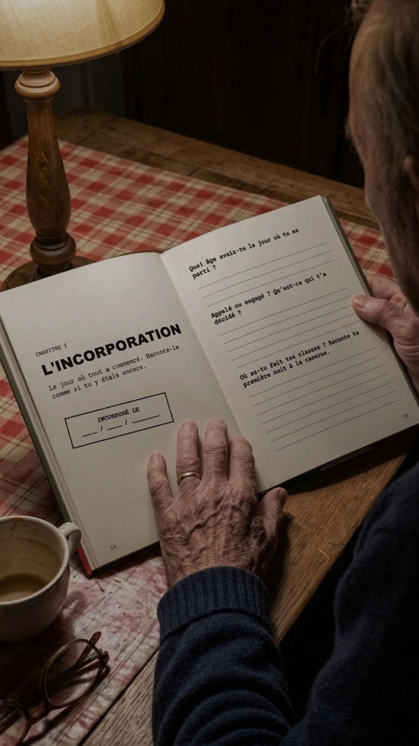 Page intérieure du carnet
