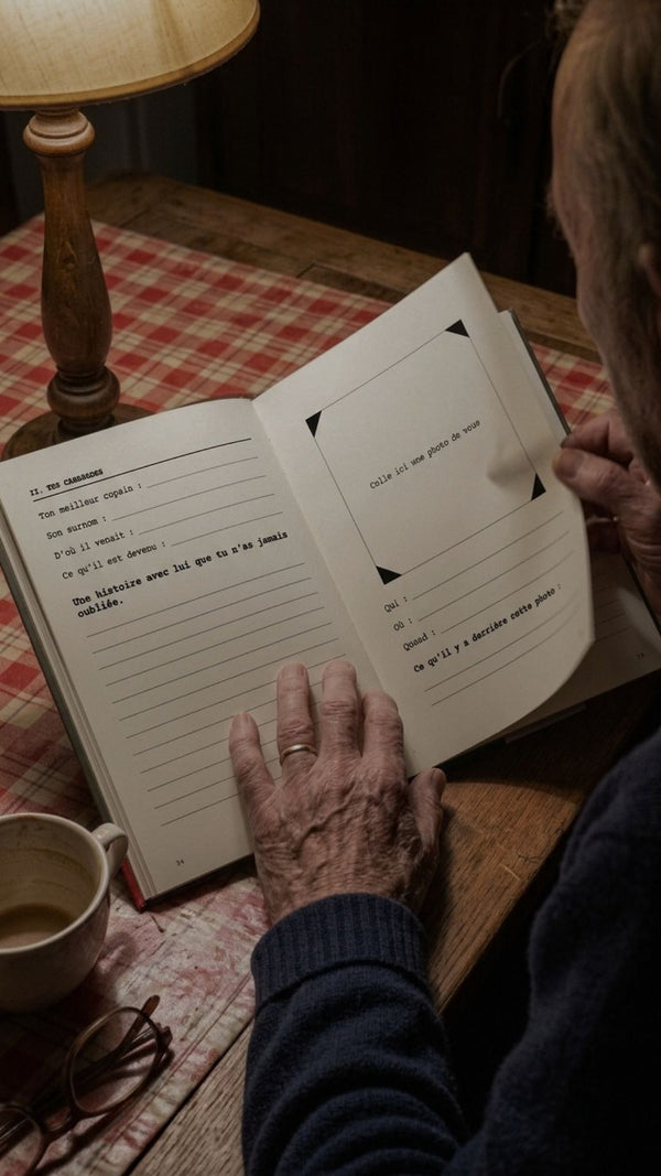 Page intérieure du carnet